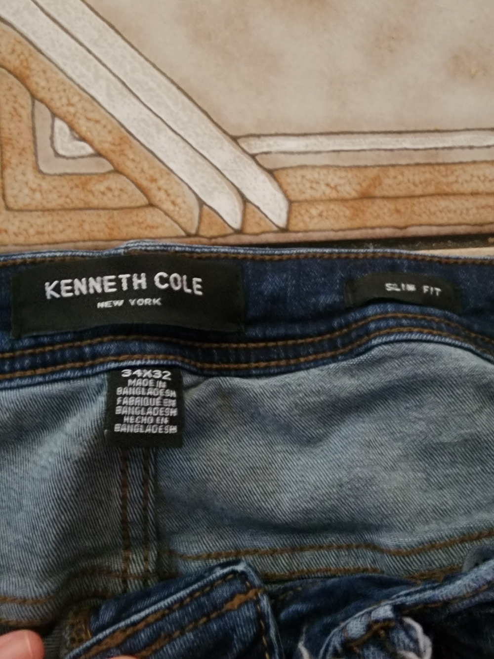 Lot Of 4 Mens Jeans Size 34 X 32 Levis, Kenneth Cole Nickel & Iron Calvin Klein - Picture 10 of 16